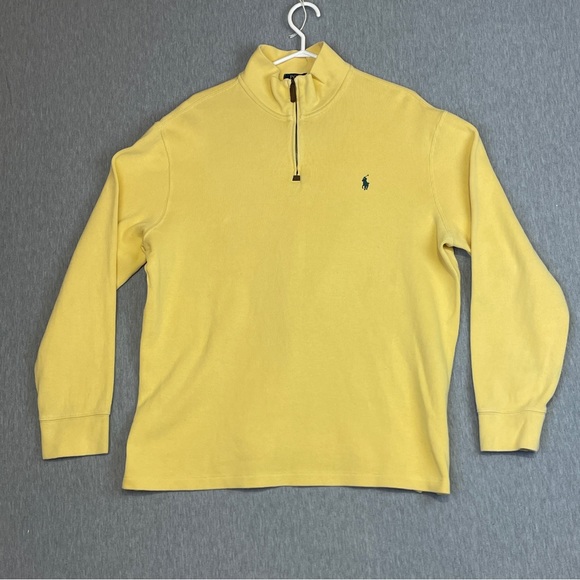Polo Ralph Lauren Other - Polo Ralph Lauren Men’s Pullover Sweater Size XL/TG Cotton Yellow